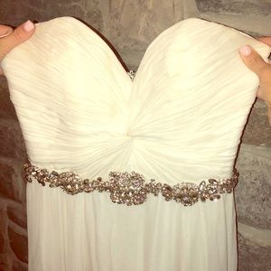 Jovani white dress size 0